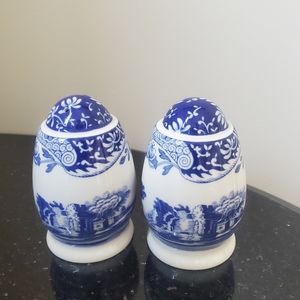Spode Blue Italian Salt&Pepper Shakers